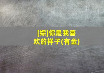 [综]你是我喜欢的样子(有金)